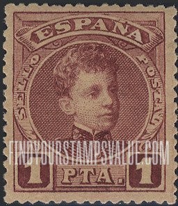 FindYourStampsValue: King Alfonso XIII