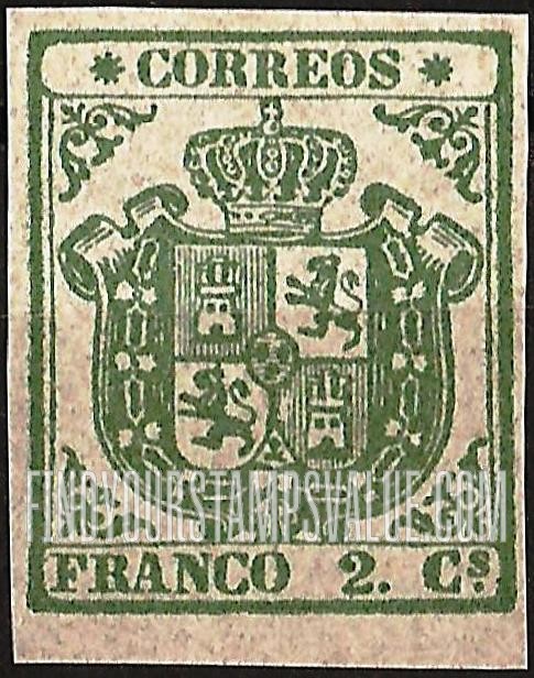 FindYourStampsValue: Kingdom: Coat of Arms of Spain