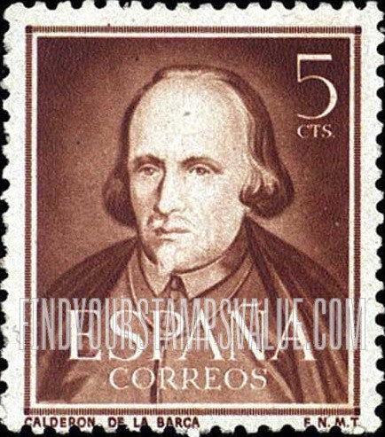 FindYourStampsValue: Pedro Calderon de la Barca