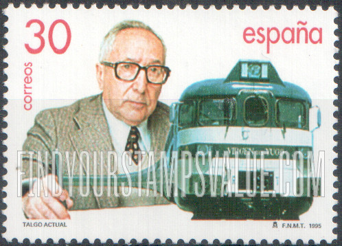 FindYourStampsValue: Alejandro Goicoechea Omar, TALGO Train