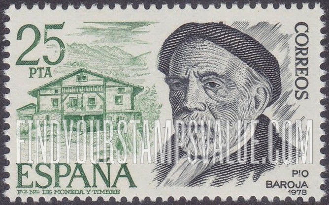 FindYourStampsValue: Pio Baroja and farm
