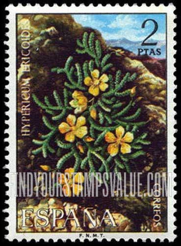 FindYourStampsValue: Flowers: Hypericum ericoides
