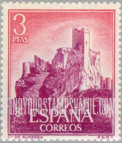 FindYourStampsValue: Castles: Almansa