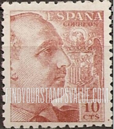 FindYourStampsValue: Gen. Francisco Franco