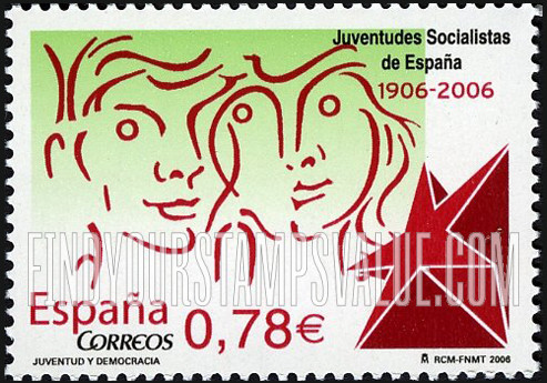 FindYourStampsValue: Socialist Youth In Spain, Centenary