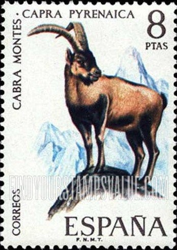 FindYourStampsValue: Spanish ibex