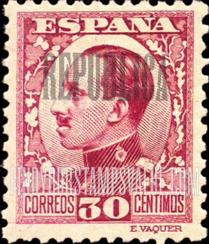 FindYourStampsValue: First Barcelona Issue: King Alfonso XIII