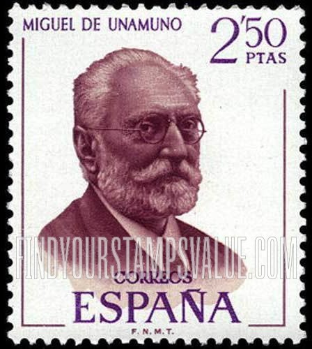 FindYourStampsValue: Miguel de Unamuno