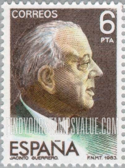 FindYourStampsValue: Jacinto Guerrero y Torres (1895-1951)