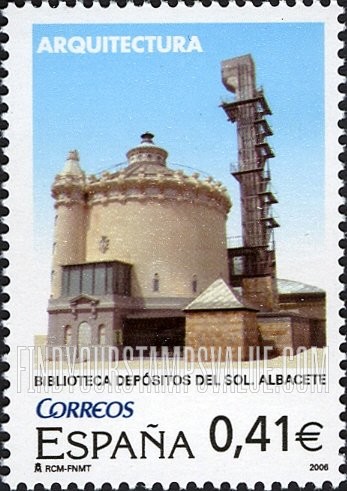 FindYourStampsValue: Architecture: Depósitos del Sol Library, Albacete