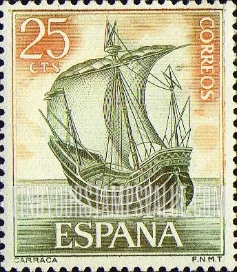 FindYourStampsValue: Carrack, from 15th cent. engraving