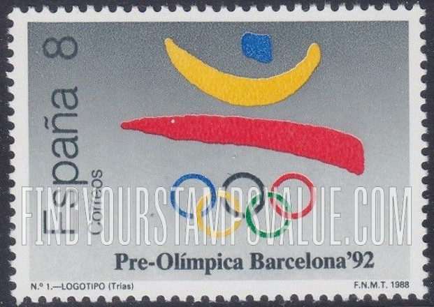 FindYourStampsValue: 1992 Summer Olympics, Barcelona