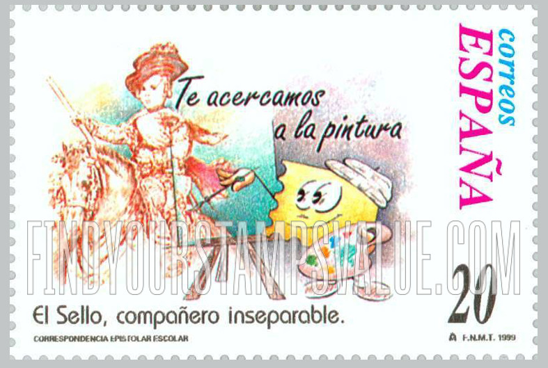 FindYourStampsValue: Letter Writing Type of 1998: “Te acercamos a la pintura”