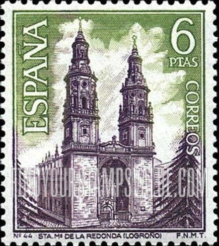 FindYourStampsValue: Tourism: St. Maria de la Redonda, Logrono