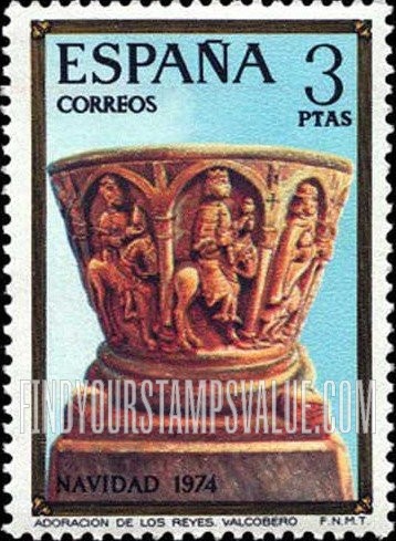 FindYourStampsValue: Adoration of the Kings, Valcobero Church