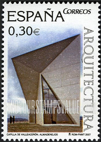 FindYourStampsValue: Architecture: Valleacerón Chapel, Almadenejos
