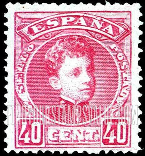 FindYourStampsValue: King Alfonso XIII