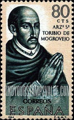 FindYourStampsValue: Builders of the New World: Archbishop Toribio de Mogrovejo