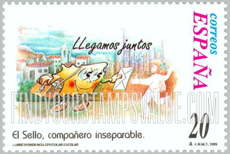 FindYourStampsValue: Letter Writing Type of 1998: “Llegamos juntos”