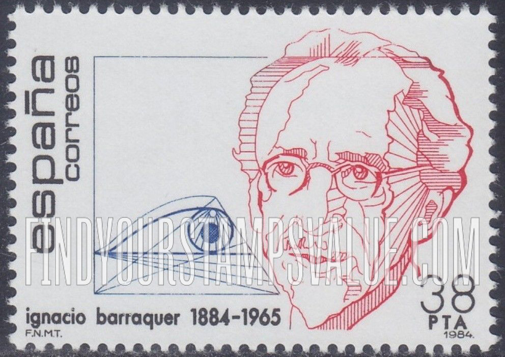 FindYourStampsValue: Ignacio Barroquer (1884-1965), ophthalmologist