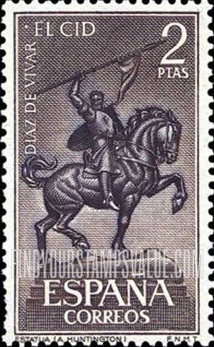 FindYourStampsValue: Equestrian statue by Anna Huntington