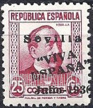 FindYourStampsValue: Revolutionary Overprints, Nationalist (Revolutionary) Forces, Seville: Manuel Ruiz-Zorrilla
