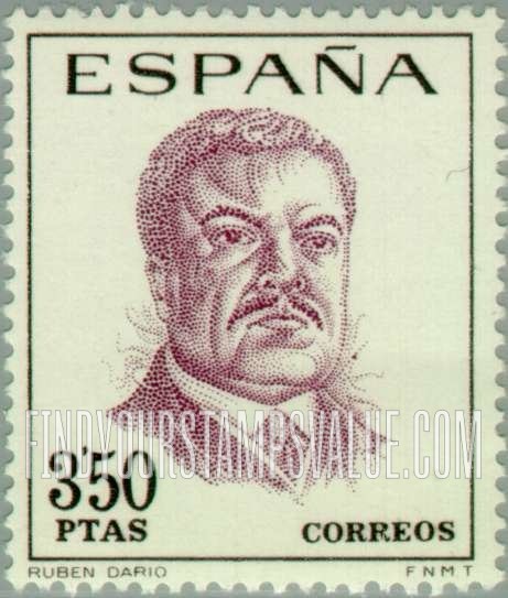 FindYourStampsValue: Ruben Dario (poet)