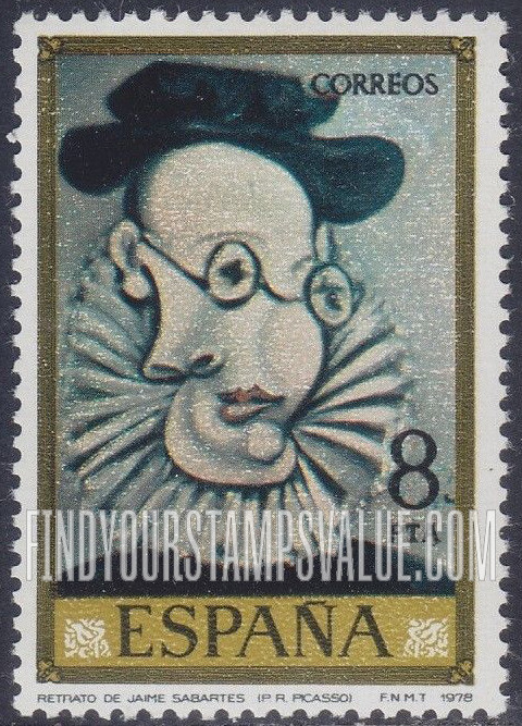 FindYourStampsValue: Picasso Paintings: Jaime Sabartes