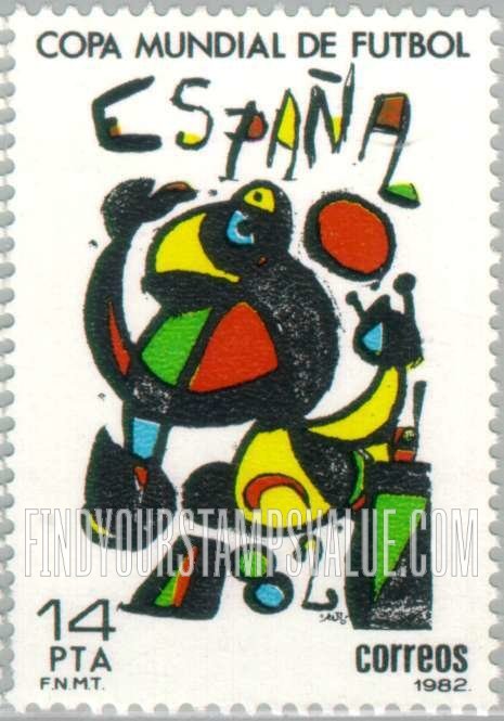 FindYourStampsValue: Poster by Joan Miro