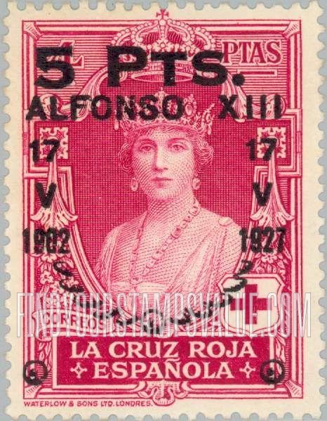 FindYourStampsValue: Semi-Postal: Coronation Silver Jubilee, Queen Victoria Eugénia