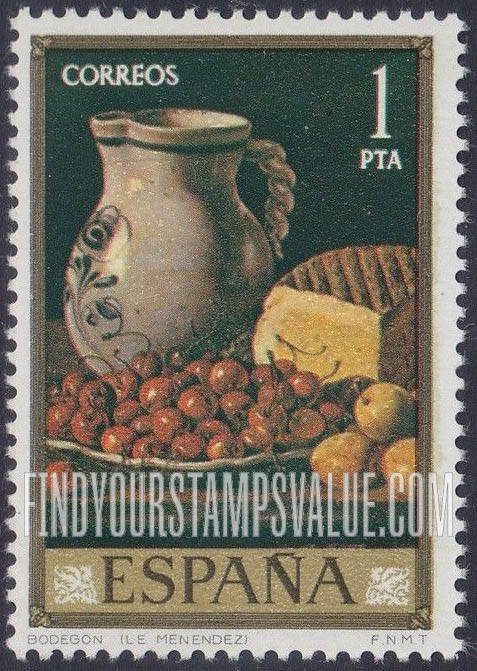 FindYourStampsValue: Still Life, by L. E. Menendez