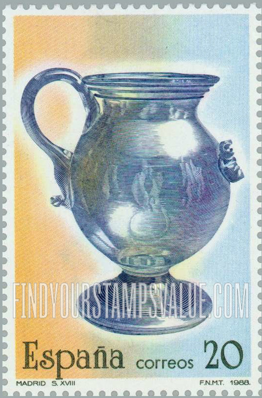 FindYourStampsValue: Glassware: Cadalso de los Vidrios, Madrid, 18th cent.
