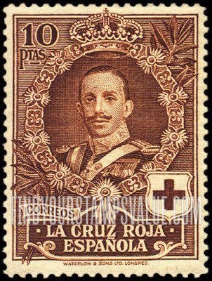 FindYourStampsValue: Semi-Postal: Red Cross, King Alfonso XIII