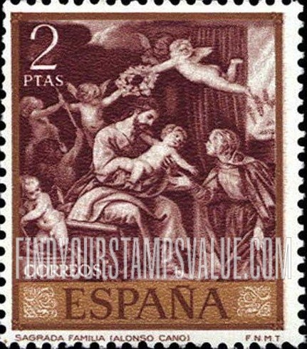 FindYourStampsValue: Cano Paintings: Holy Family