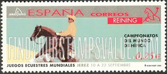 FindYourStampsValue: World Equestrian Games: Reining