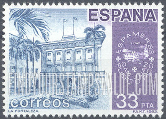 FindYourStampsValue: ESPAMER’82 Intl. Stamp Exhibition, San Juan, Oct. 12-17