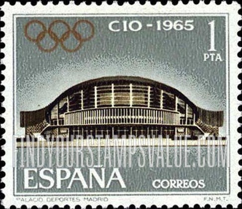 FindYourStampsValue: Sports Palace, Madrid