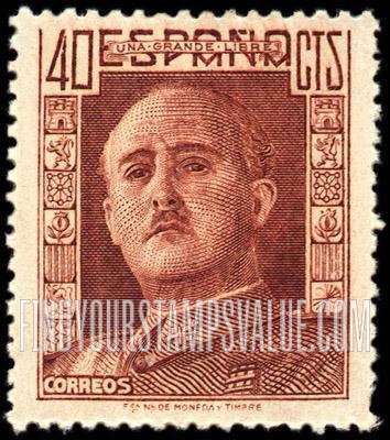 FindYourStampsValue: General Franco