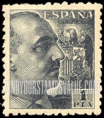 FindYourStampsValue: Gen. Francisco Franco