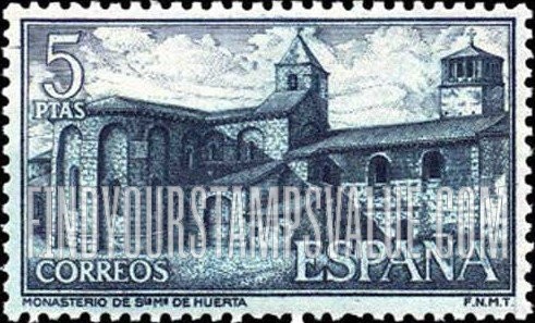 FindYourStampsValue: View of monastery with apse