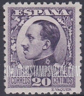 FindYourStampsValue: King Alfonso XIII