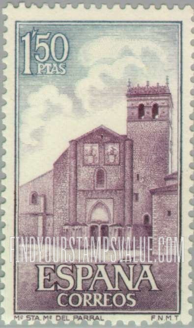FindYourStampsValue: St. Maria del Parral Monastery, Segovia