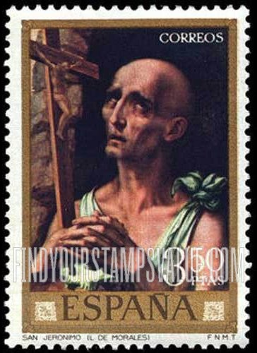 FindYourStampsValue: Morales Paintings: St. Jerome