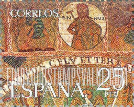 FindYourStampsValue: The Creation, Tapestry, Gerona Cathedral