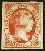 FindYourStampsValue: Kingdom: Queen Isabella II