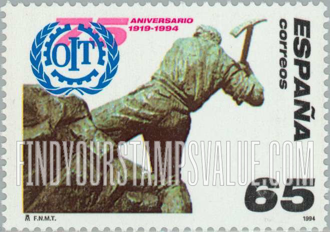 FindYourStampsValue: ILO, 75th Anniversary