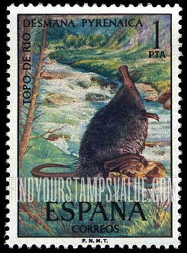 FindYourStampsValue: Aquatic mole