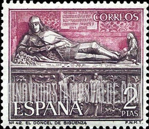 FindYourStampsValue: Tourism: Tomb of Martin Vazquez de Arce, Cathedral of Sigüenza