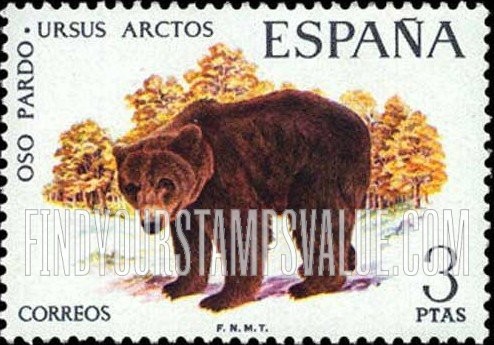 FindYourStampsValue: Brown bear