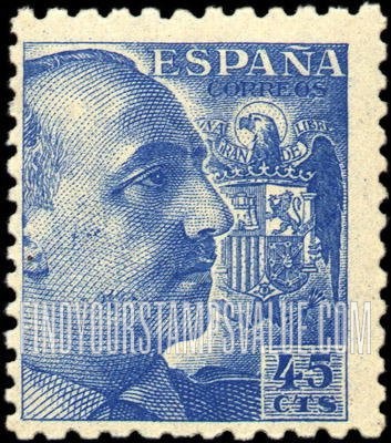 FindYourStampsValue: Gen. Francisco Franco